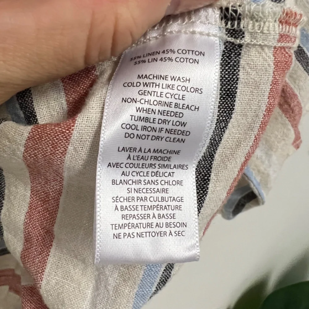 Beach Lunch Lounge striped linen tunic - Picture 4 of 5